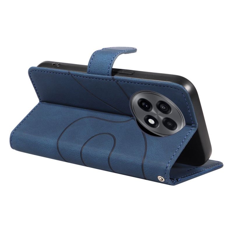 Δερματινη Θηκη Oneplus 13r Κυματιστές Γραμμές