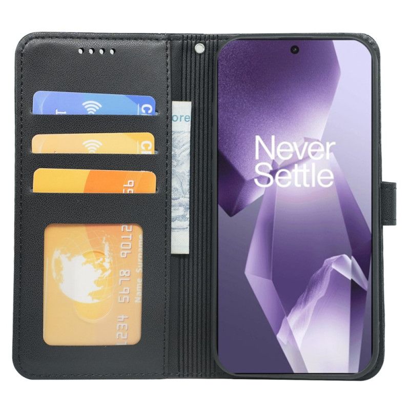 Δερματινη Θηκη Oneplus 13r Πορτοφόλι Με Διπλή Θήκη Καρτών