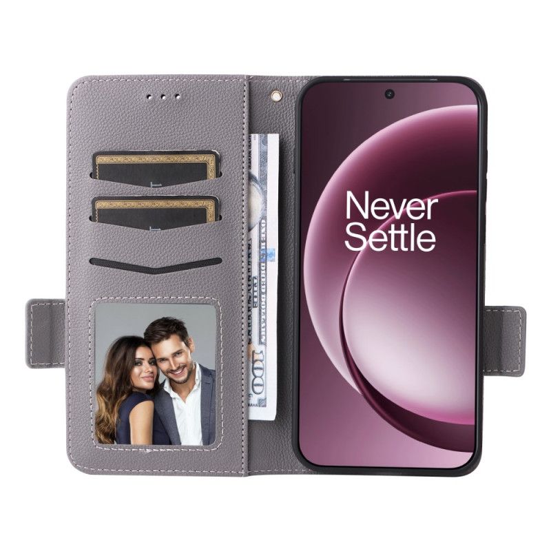 Δερματινη Θηκη Oneplus 15 Εφέ Δέρματος Με Λουράκι