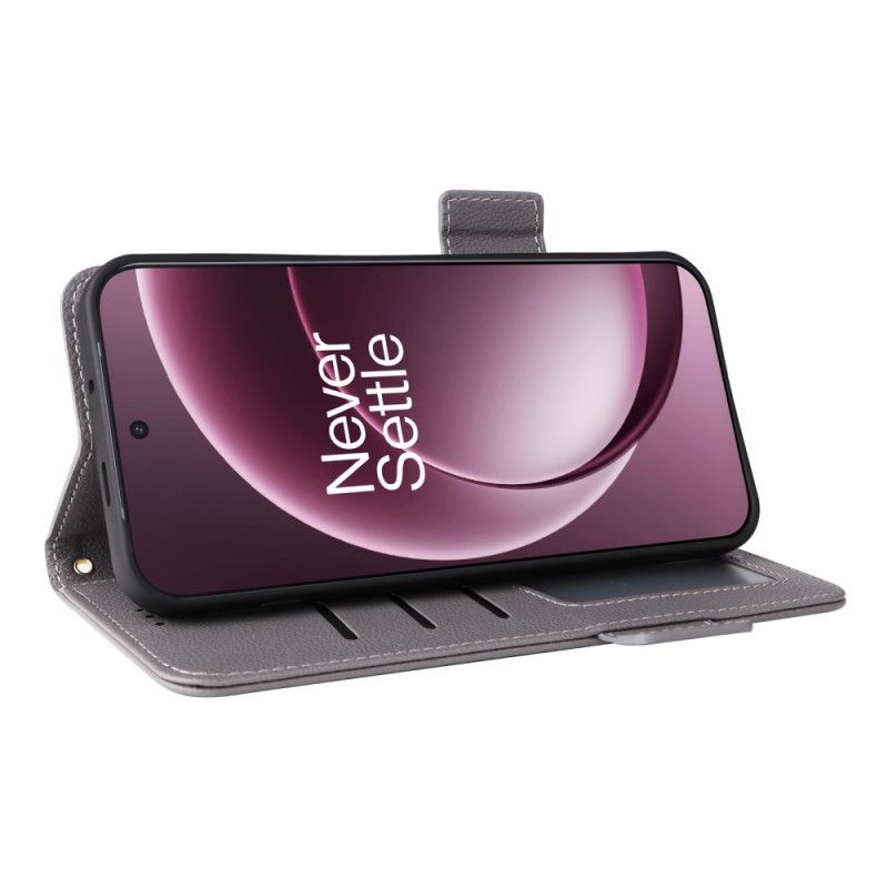 Δερματινη Θηκη Oneplus 15 Εφέ Δέρματος Με Λουράκι