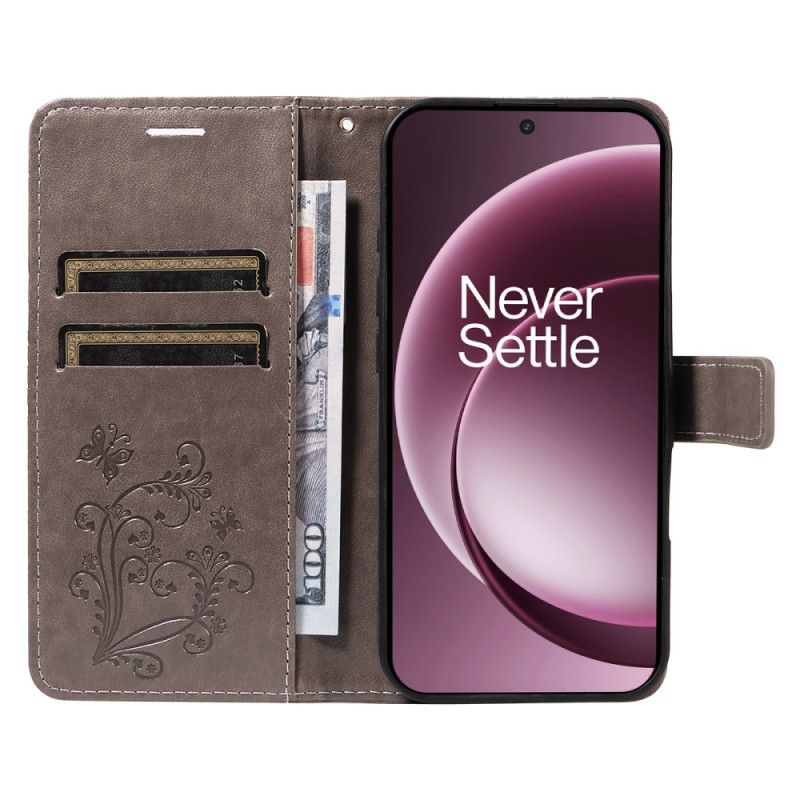 Δερματινη Θηκη Oneplus 15 Γιγάντιες Πεταλούδες Σιλικόνης