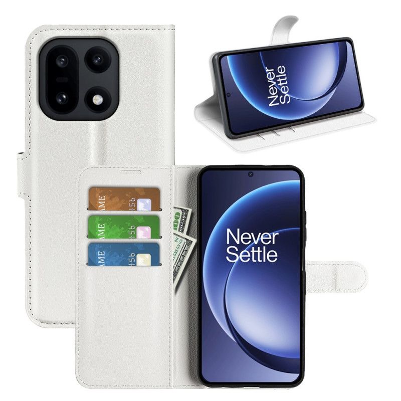 Δερματινη Θηκη Oneplus 15 Λύτσι Από Τεχνητό Δέρμα