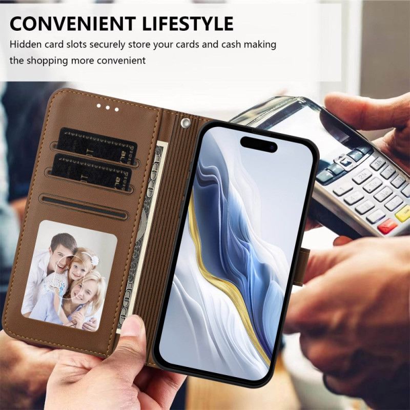 Δερματινη Θηκη Oneplus 15 Μικρή Γάτα Με Λουρί