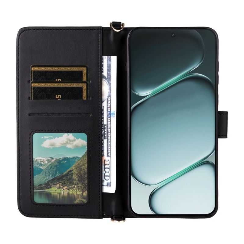 Δερματινη Θηκη Oneplus 15r 6 Υποδοχές Καρτών Με Λουράκια