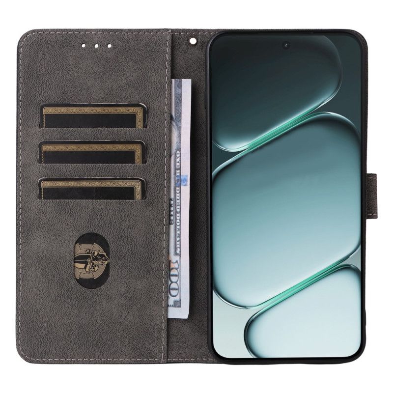 Δερματινη Θηκη Oneplus 15r Εφέ Σουέτ Με Μπλοκάρισμα Rfid