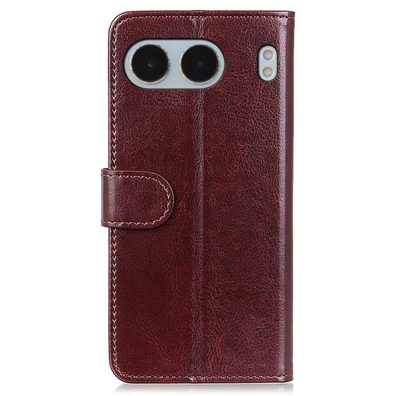 Δερματινη Θηκη Oneplus Nord 4 Δέρμα Με Λουστρίνι