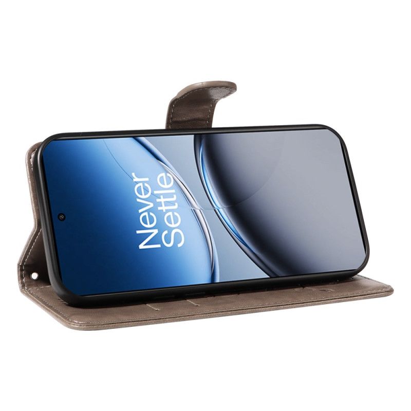 Δερματινη Θηκη Oneplus Nord 4 Λουλουδάτο Σχέδιο