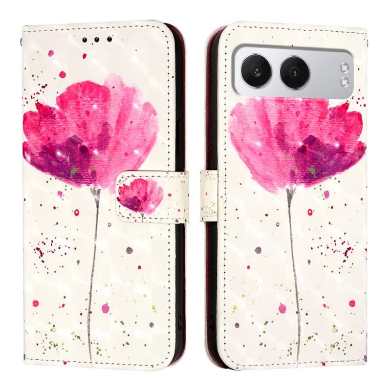 Δερματινη Θηκη Oneplus Nord 4 Παπαρούνα Σιλικόνης