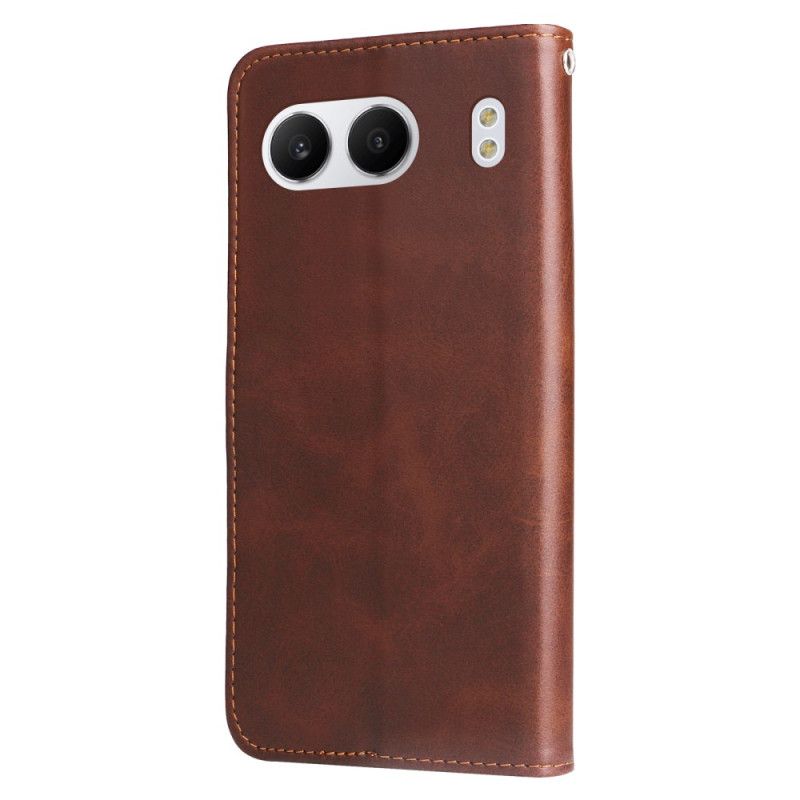 Δερματινη Θηκη Oneplus Nord 4 Πορτοφόλι Με Φερμουάρ Σιλικόνης