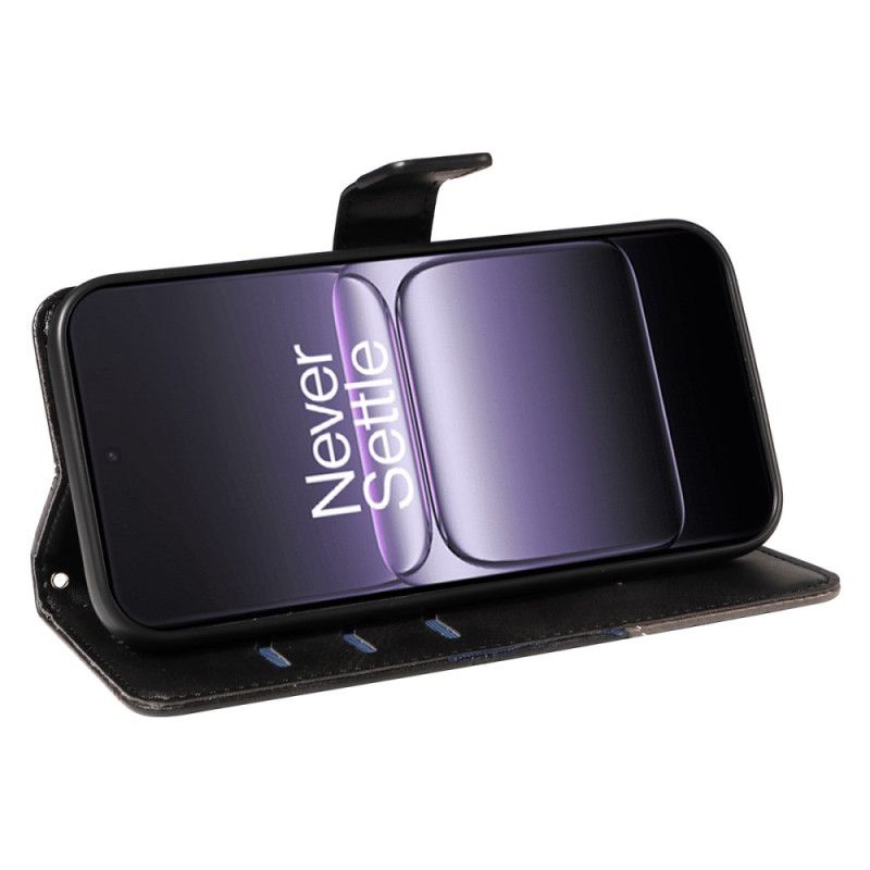 Δερματινη Θηκη Oneplus Nord 5 Δίχρωμο Γεωμετρικό Σιλικόνης