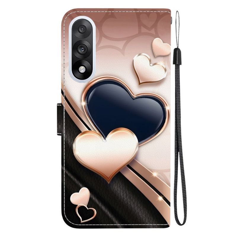 Δερματινη Θηκη Oneplus Nord 5 Δύο Καρδιές Σιλικόνης