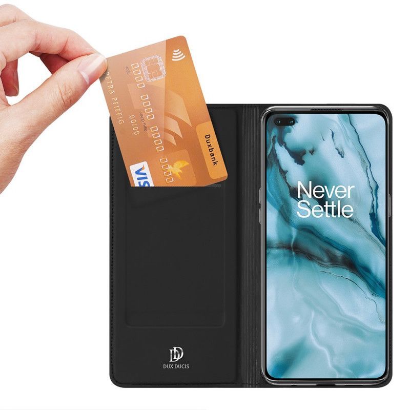 δερματινη θηκη OnePlus Nord Μαύρο Skin Pro Dux Ducis