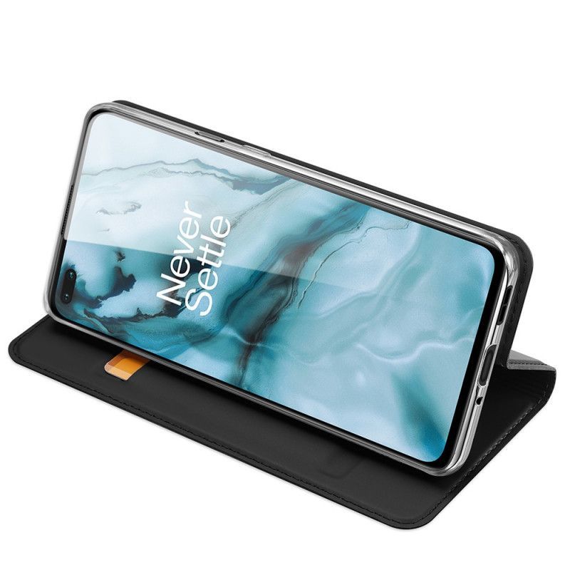 δερματινη θηκη OnePlus Nord Μαύρο Skin Pro Dux Ducis