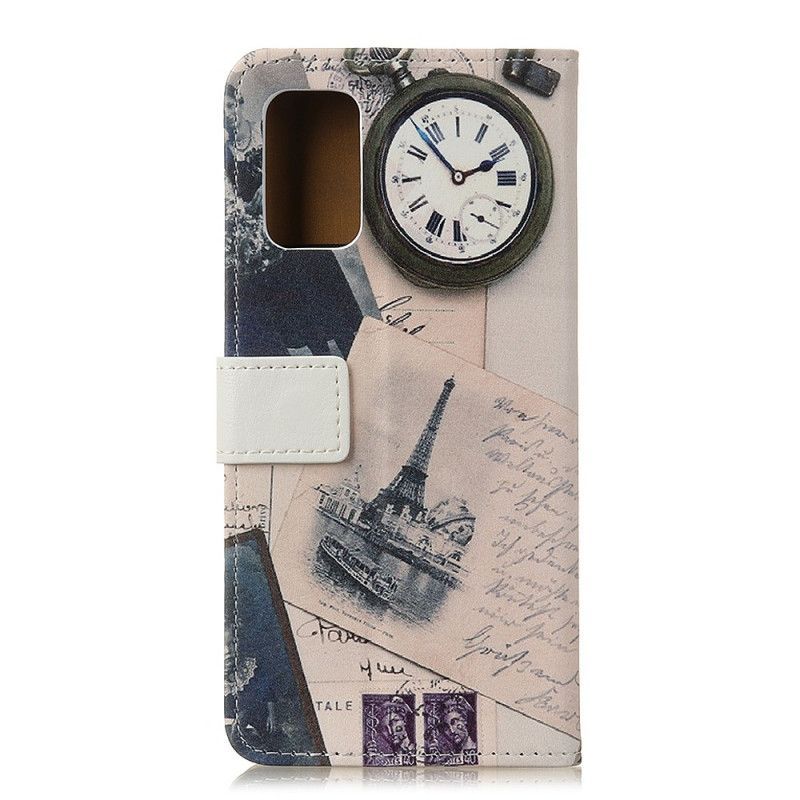 Κάλυμμα Folio OnePlus 9 Πύργος Του Άιφελ Του Ποιητή