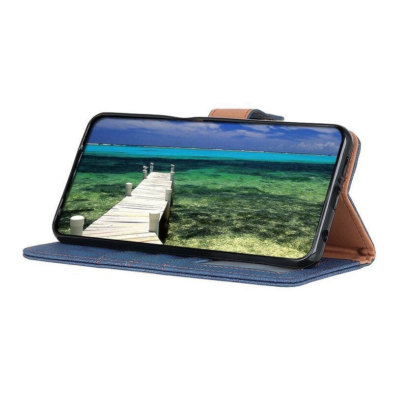 Κάλυμμα Folio OnePlus Nord 2 5G Μαύρο Ρετρό Σπαστό Ψεύτικο Δέρμα Khazneh