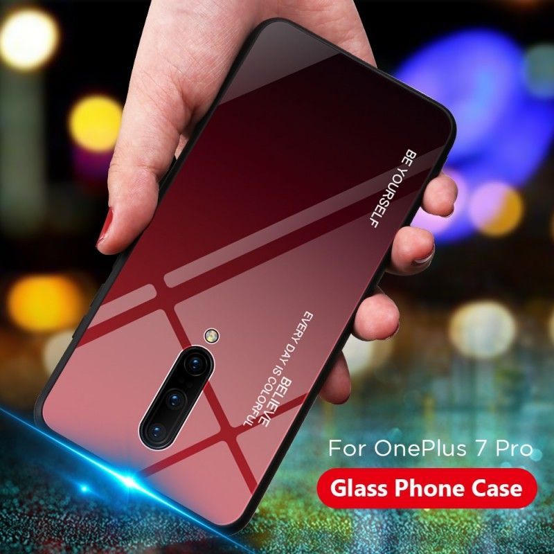 Κάλυμμα Για OnePlus 7 Pro Κόκκινο Γαλβανισμένο Χρώμα