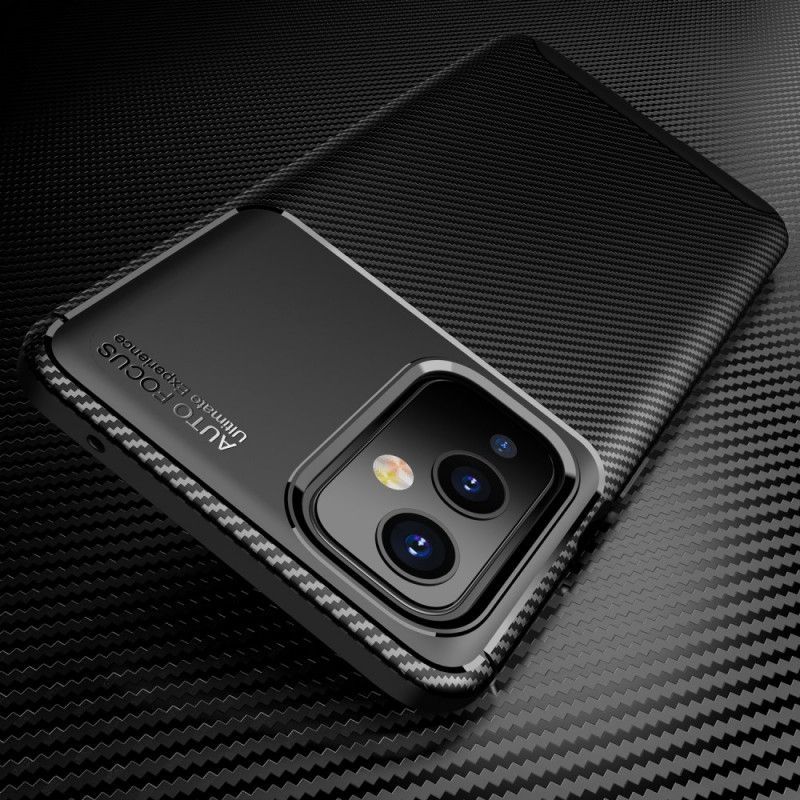 Κάλυμμα Για OnePlus 9 Μαύρο Εύκαμπτη Υφή Από Ανθρακονήματα