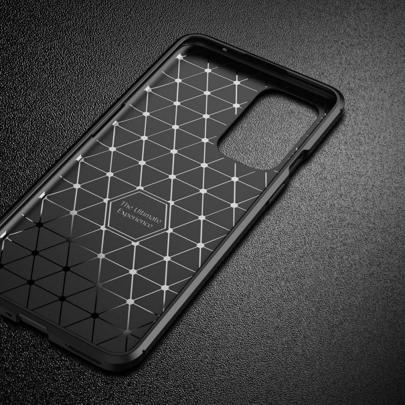 Κάλυμμα Για OnePlus 9 Μαύρο Εύκαμπτη Υφή Από Ανθρακονήματα