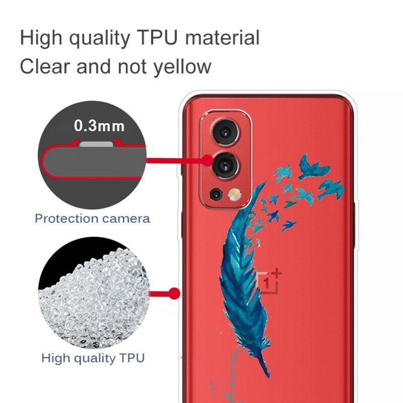 Κάλυμμα Για OnePlus Nord 2 5G Όμορφο Φτερό