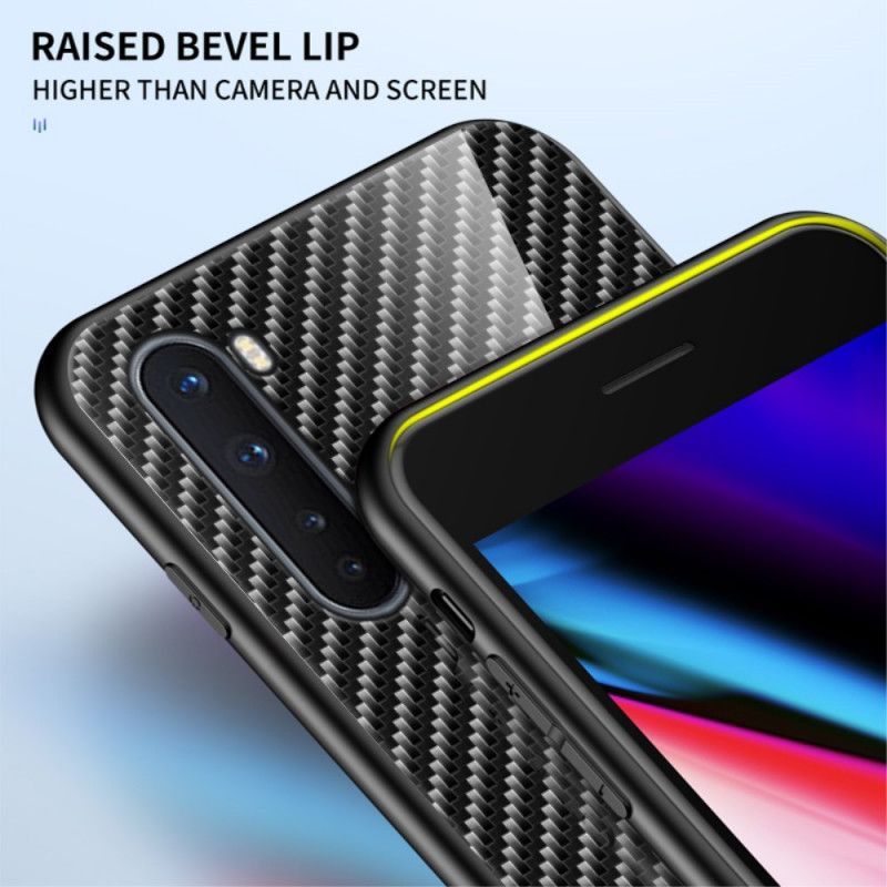 Κάλυμμα Για OnePlus Nord Μαύρο Σκληρυμένο Γυαλί Από Ανθρακονήματα