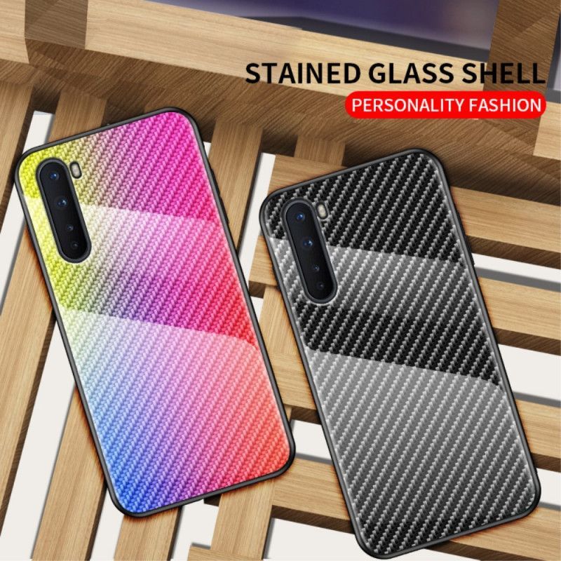 Κάλυμμα Για OnePlus Nord Μαύρο Σκληρυμένο Γυαλί Από Ανθρακονήματα