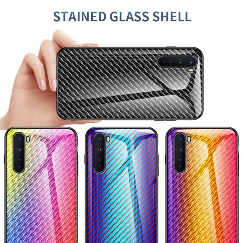 Κάλυμμα Για OnePlus Nord Μαύρο Σκληρυμένο Γυαλί Από Ανθρακονήματα
