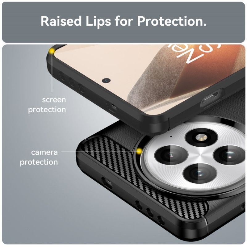 Κάλυμμα Oneplus 13 Βουρτσισμένο Ανθρακονήματα