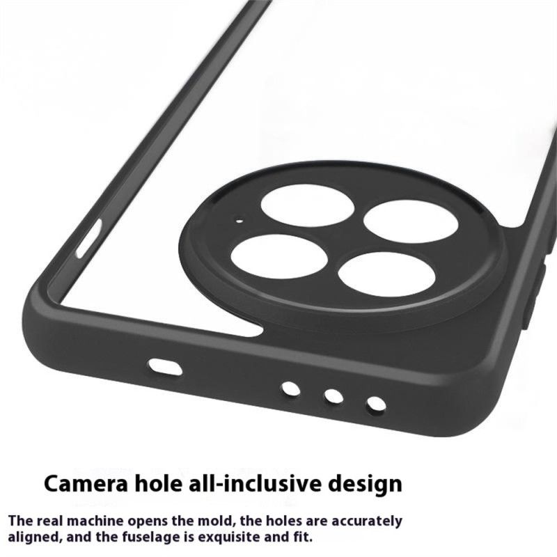 Κάλυμμα Oneplus 13 Υβριδικό Μαύρο Χείλος