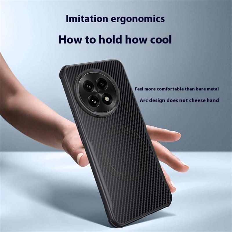 Κάλυμμα Oneplus 13 Υφή Ινών Άνθρακα Συμβατό Με Magsafe Σιλικόνης