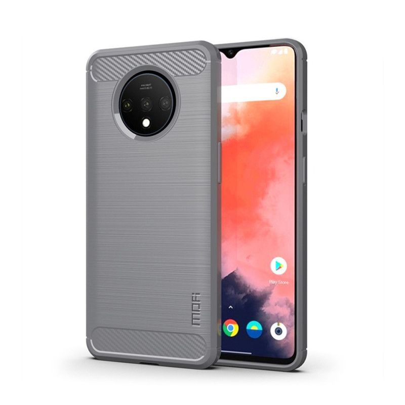 Κάλυμμα OnePlus 7T Μαύρο Μόφι Βουρτσισμένο Ανθρακονήματα