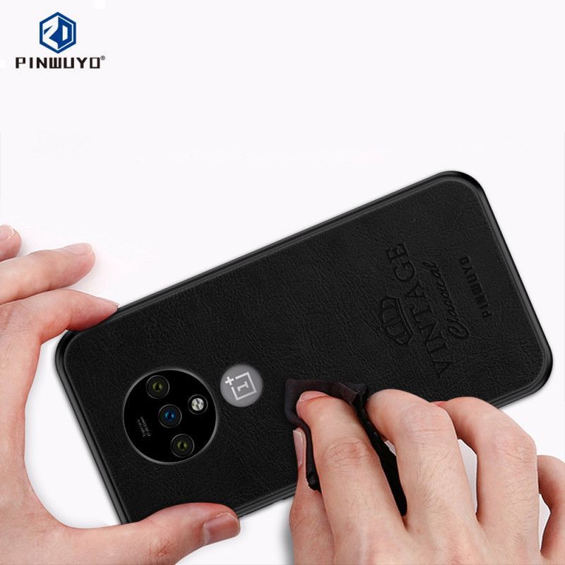 Κάλυμμα OnePlus 7T Μαύρο Τιμητικό Vintage Pinwuyo
