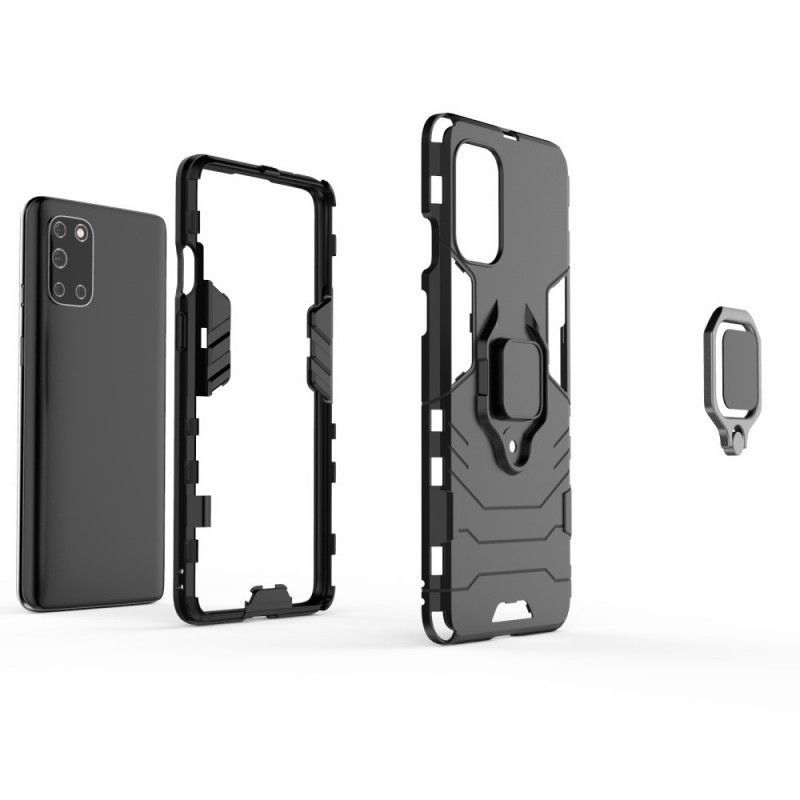 Κάλυμμα OnePlus 8T Μαύρο Ανθεκτικός Δακτύλιος σιλικόνης
