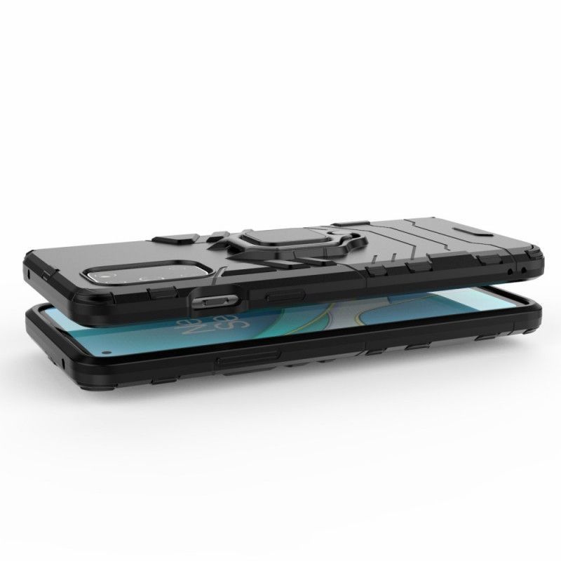 Κάλυμμα OnePlus 8T Μαύρο Ανθεκτικός Δακτύλιος σιλικόνης