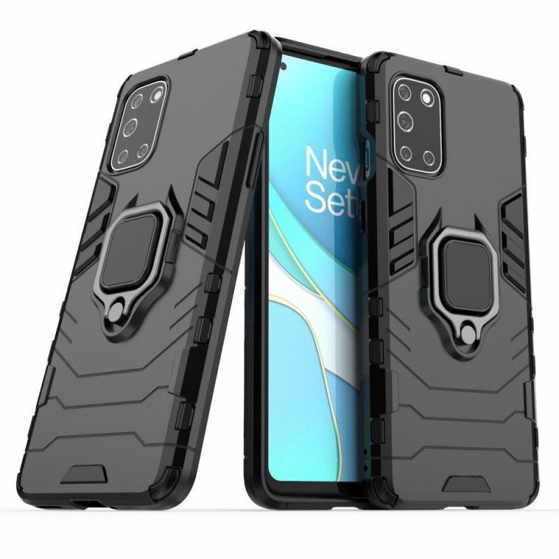 Κάλυμμα OnePlus 8T Μαύρο Ανθεκτικός Δακτύλιος σιλικόνης
