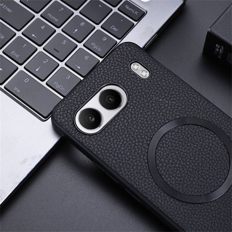 Κάλυμμα Oneplus Nord 4 Δερματίνη Lychee Συμβατή Με Magsafe