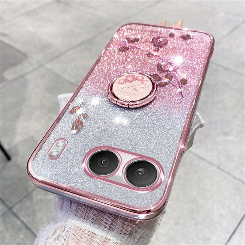 Κάλυμμα Oneplus Nord 4 Θήκη Δαχτυλιδιών Με Πούλιες Και Στρας Kadem