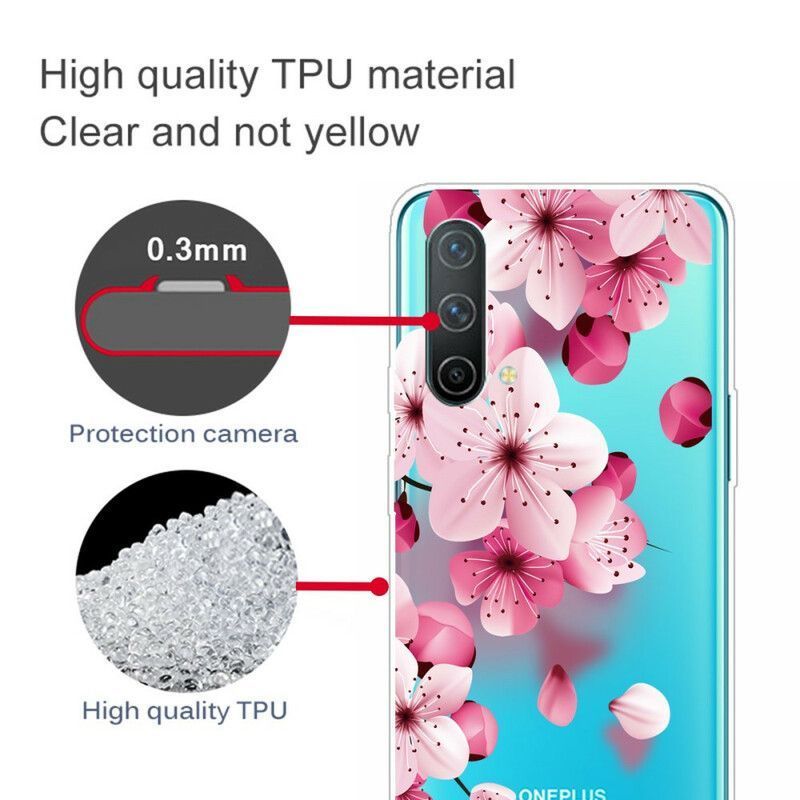 Κάλυμμα OnePlus Nord CE 5G Θήκες Κινητών Μικρά Ροζ Λουλούδια