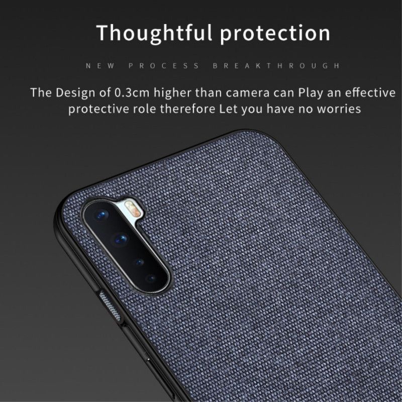 Κάλυμμα OnePlus Nord Μαύρο Απομίμηση Δέρματος Με Υφή