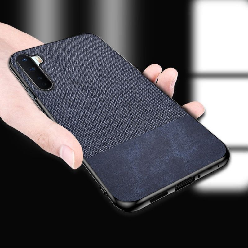 Κάλυμμα OnePlus Nord Μαύρο Απομίμηση Δέρματος Με Υφή
