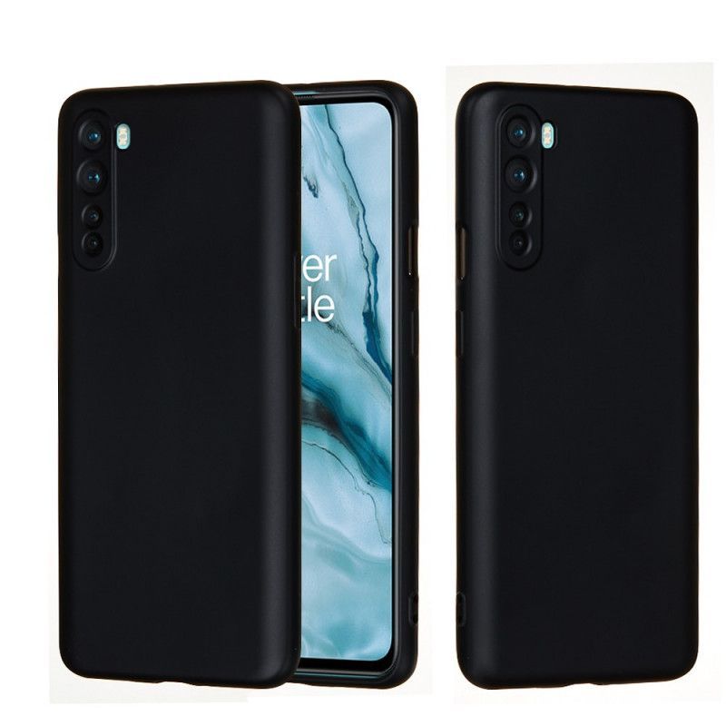 Κάλυμμα OnePlus Nord Μαύρο Υγρή Σιλικόνη Με Κορδόνι