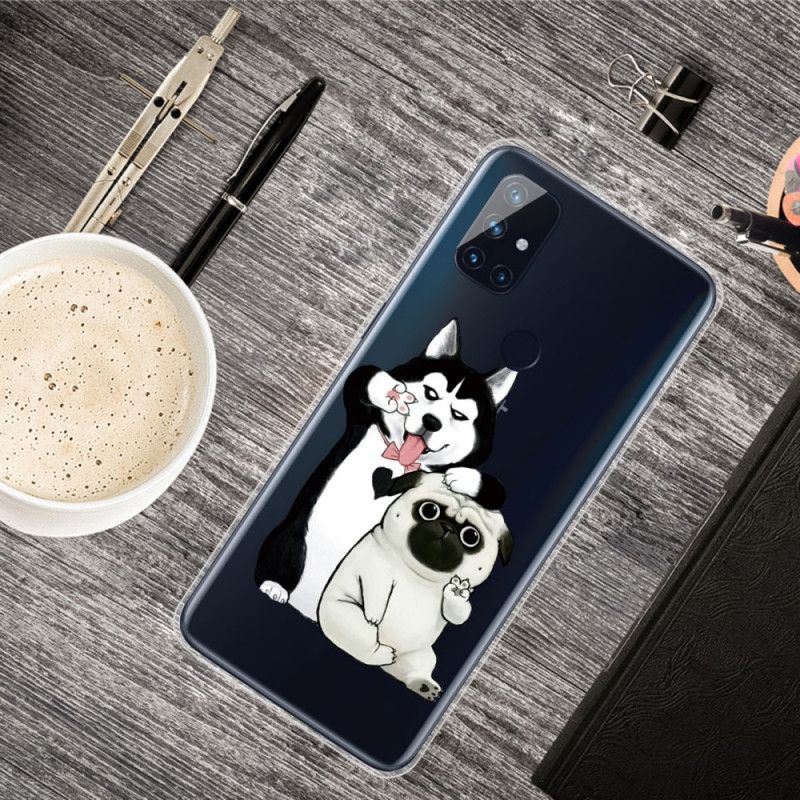 Κάλυμμα OnePlus Nord N10 Αστεία Σκυλιά Πρωτότυπος