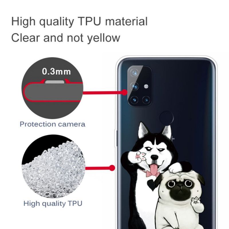 Κάλυμμα OnePlus Nord N10 Αστεία Σκυλιά Πρωτότυπος