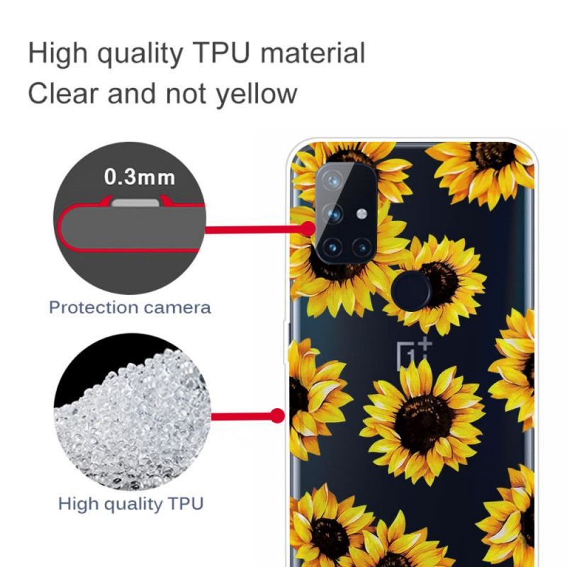 Κάλυμμα OnePlus Nord N10 Ηλιοτρόπια Πρωτότυπος