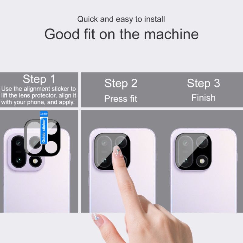 Προστατευτικό Φακού Από Σκληρυμένο Γυαλί Για Oneplus 15 (μαύρη Έκδοση) Imak