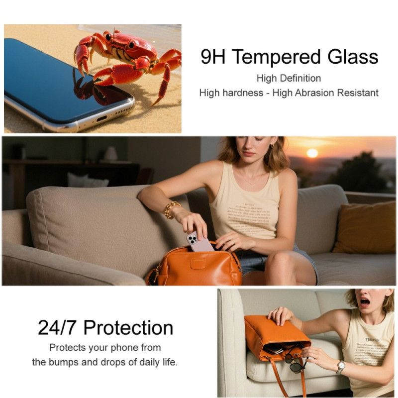 Προστατευτικό Οθόνης Από Σκληρυμένο Γυαλί Για Oneplus 15r (συμβατό Με Ξεκλείδωμα Με Δακτυλικά Αποτυπώματα)