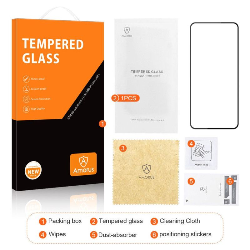 Προστατευτικό Οθόνης Από Σκληρυμένο Γυαλί Πλήρους Κάλυψης Για Oneplus Nord 4