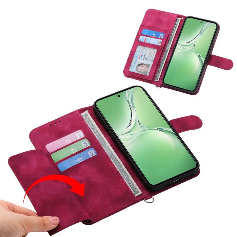 Θηκη Κινητου Oneplus 13r Θήκες Κινητών Εφέ Δαντέλας Σουέτ Με Λουράκι Και Ώμο