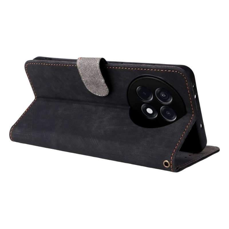 Θηκη Κινητου Oneplus 13r Θήκες Κινητών Εφέ Δερμάτινου Με Αποκλεισμό Rfid Με Λουρί