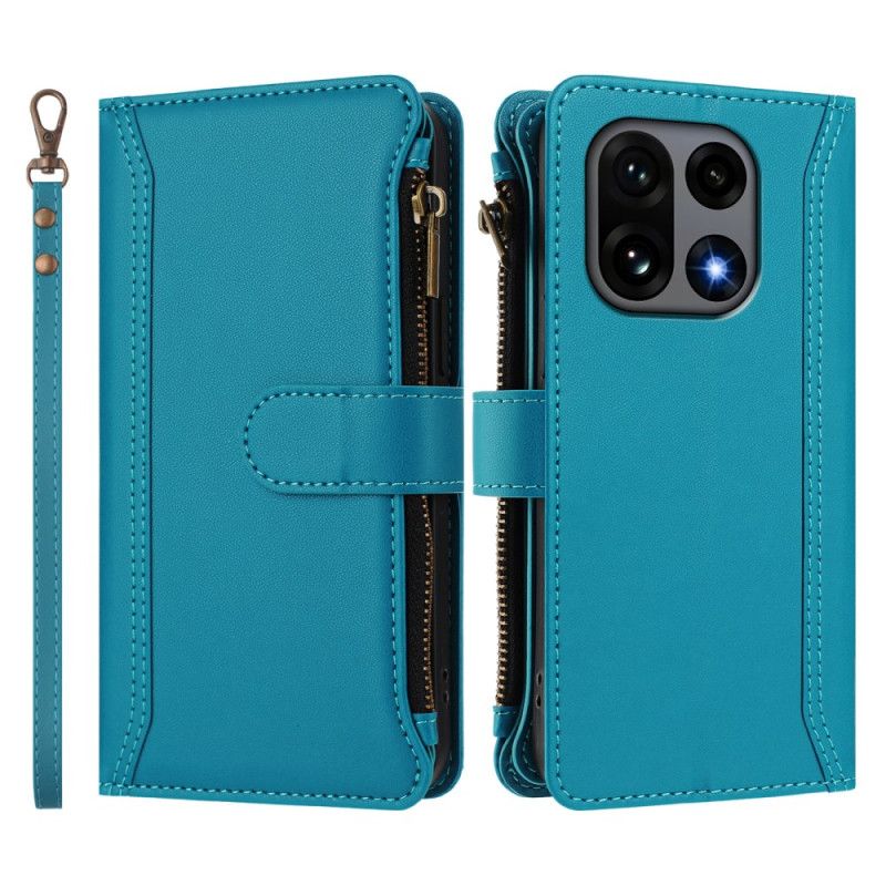 Θηκη Κινητου Oneplus 15 Θήκες Κινητών Πορτοφόλι Με 9 Θέσεις Για Κάρτες Και Λουράκι