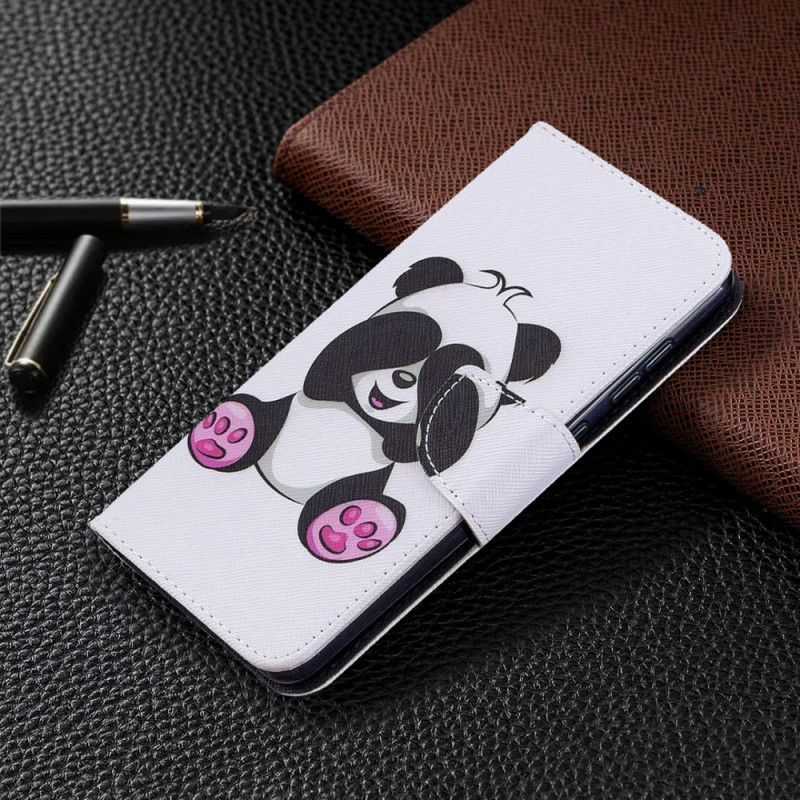 δερματινη Κάλυμμα Για Samsung Galaxy A31 Διασκεδαστικό Panda